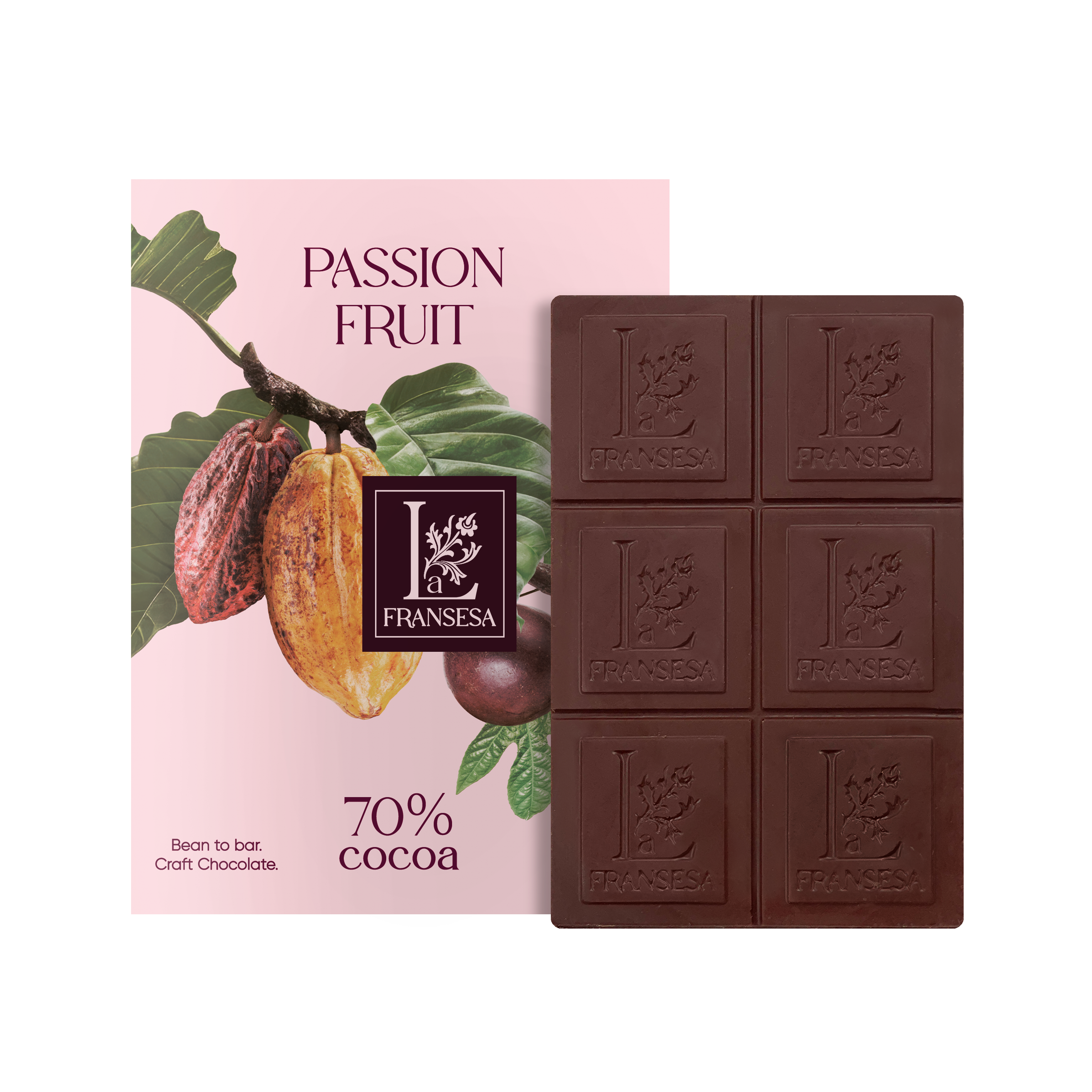Passion Fruit - Bean to bar. Craft Chocolate. 70% cocoa – La Fransesa