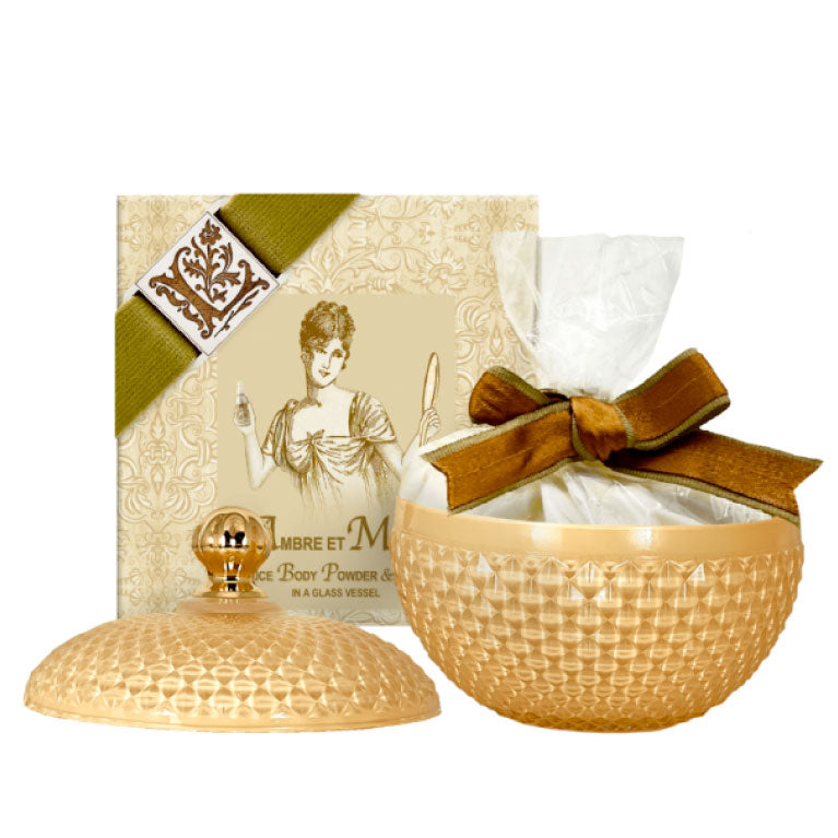 Rice Body Powder 6oz. in a Glass Vessel