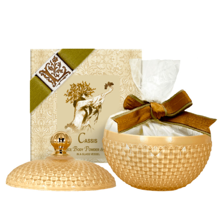 Rice Body Powder 6oz. in a Glass Vessel