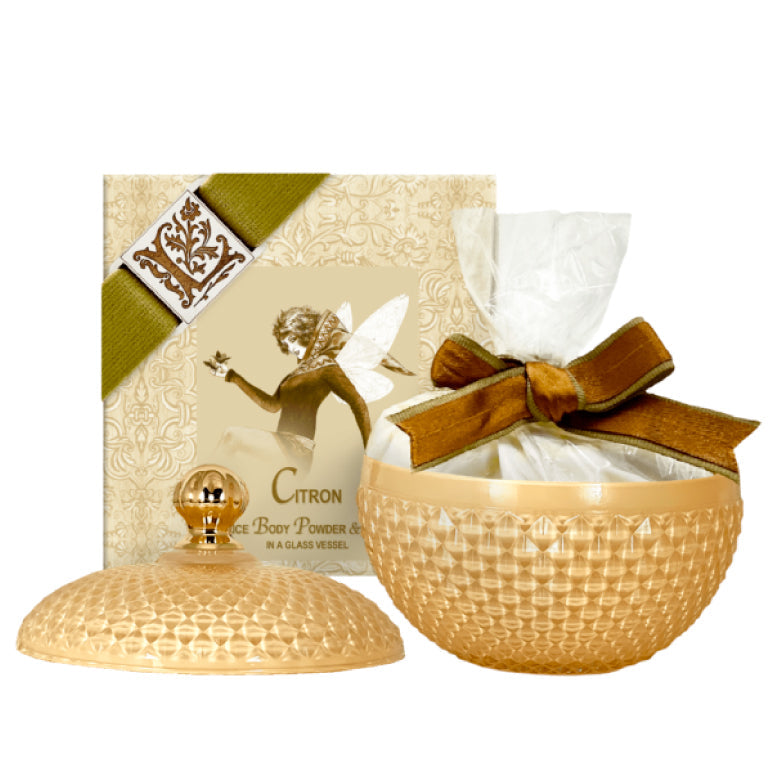 Rice Body Powder 6oz. in a Glass Vessel