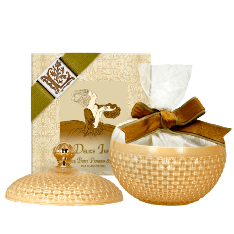 Rice Body Powder 6oz. in a Glass Vessel