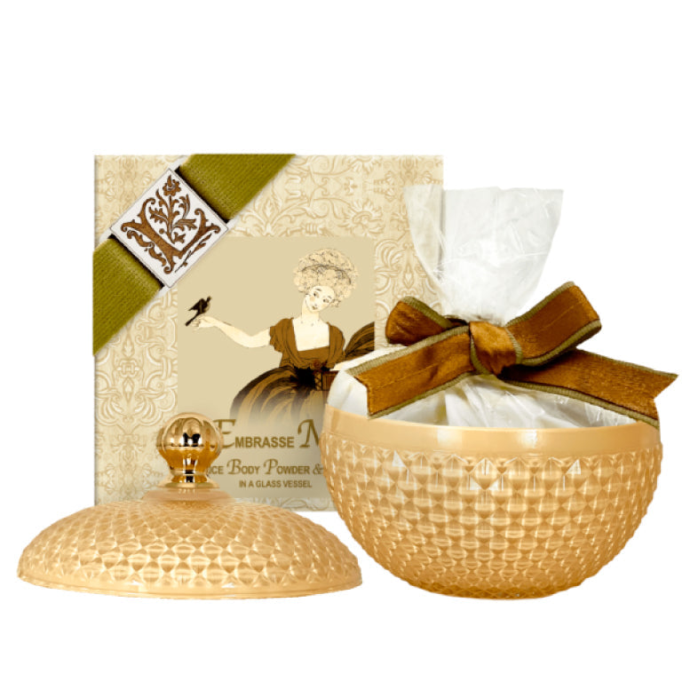 Rice Body Powder 6oz. in a Glass Vessel