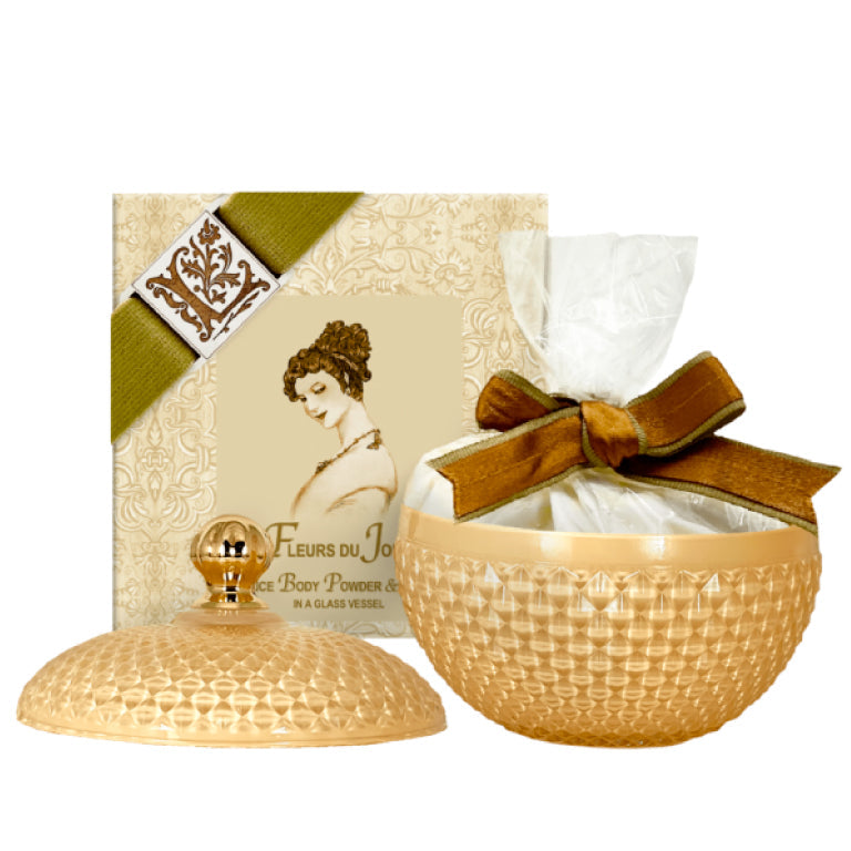 Rice Body Powder 6oz. in a Glass Vessel