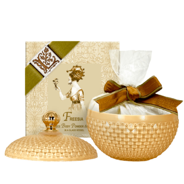 Rice Body Powder 6oz. in a Glass Vessel