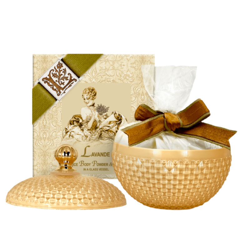 Rice Body Powder 6oz. in a Glass Vessel