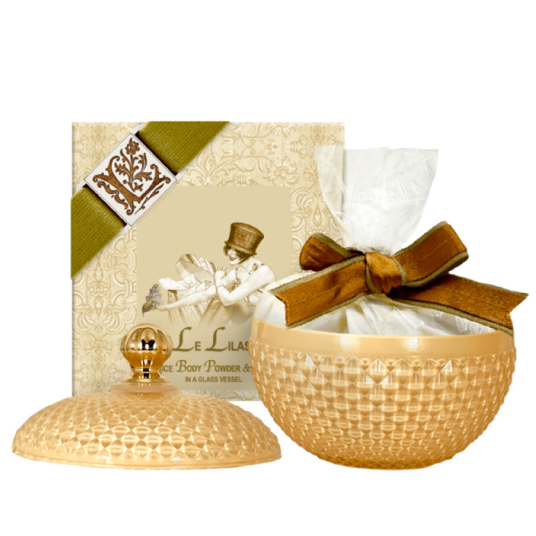 Rice Body Powder 6oz. in a Glass Vessel