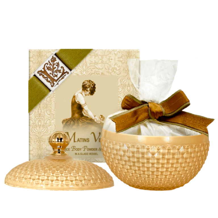 Rice Body Powder 6oz. in a Glass Vessel