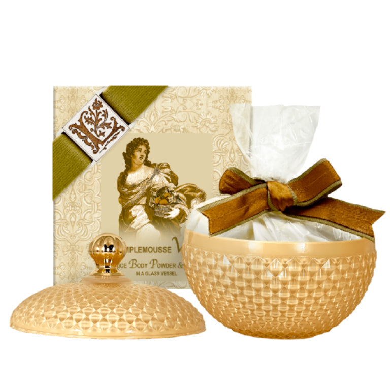 Rice Body Powder 6oz. in a Glass Vessel