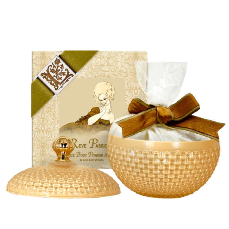 Rice Body Powder 6oz. in a Glass Vessel
