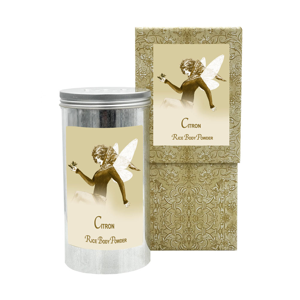 Rice Body Powder in an Aluminum Canister