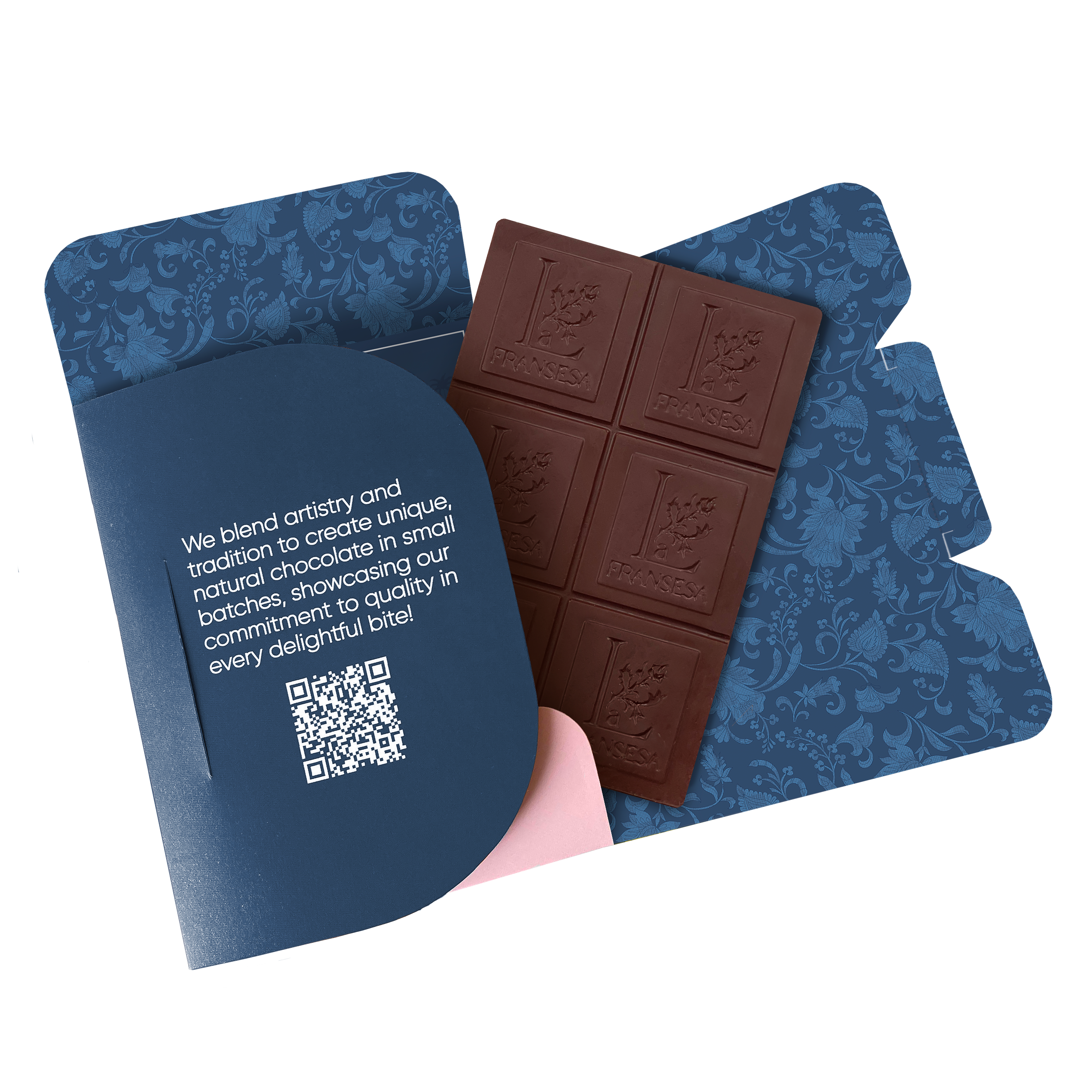 Blueberries - Bean to bar. Craft Chocolate. 70% cocoa