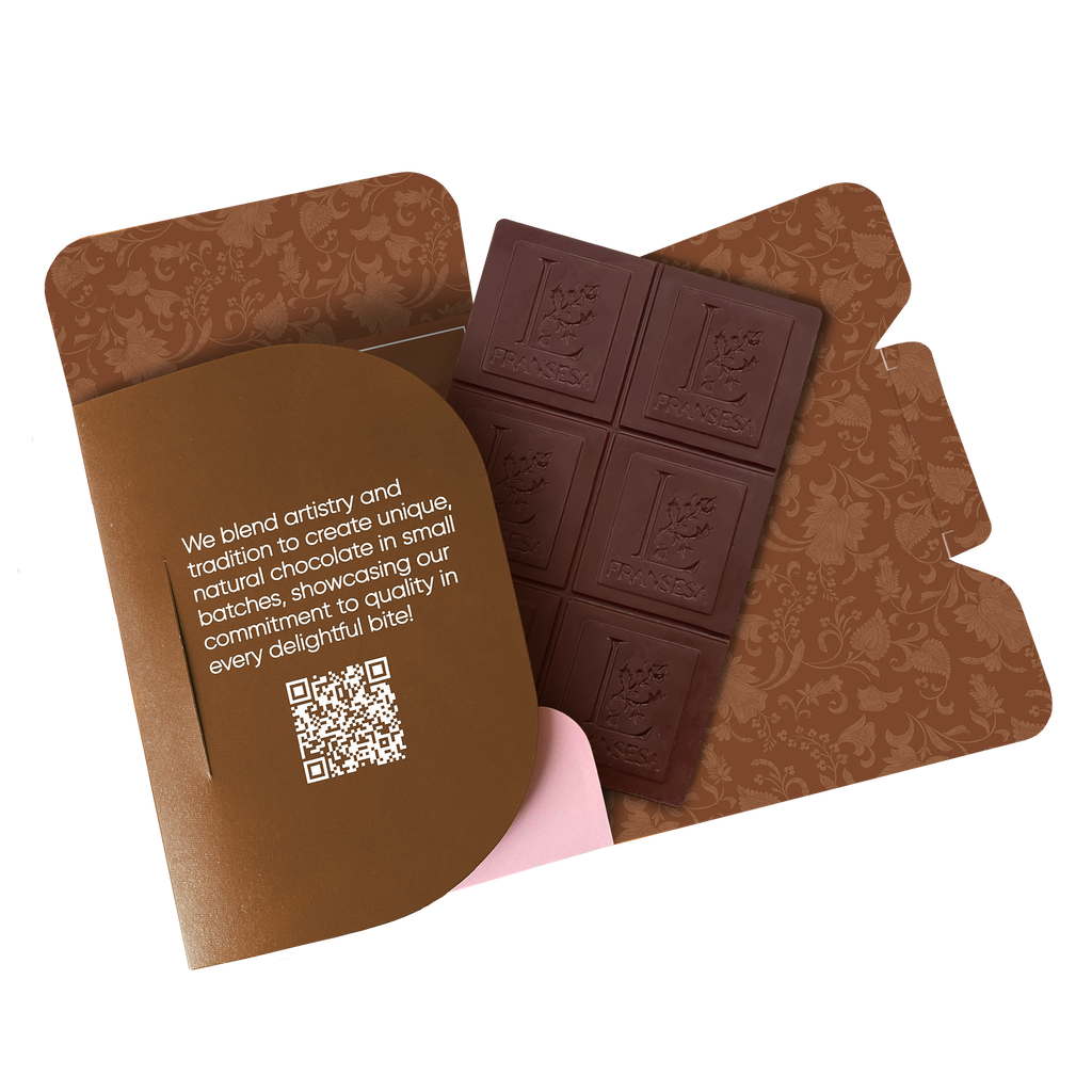 Chocolate with Specialty Coffee - Bean to bar. Craft Chocolate. 70% cocoa