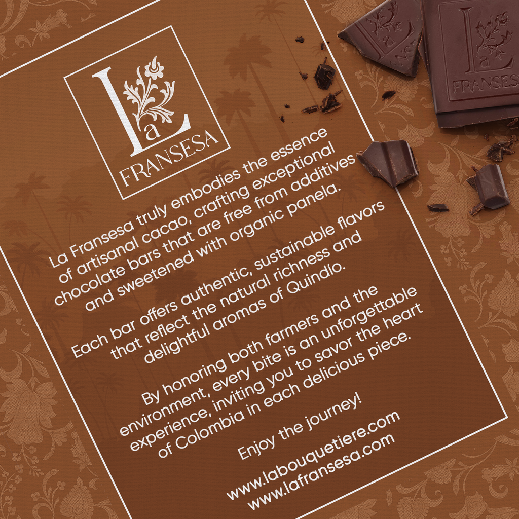 Chocolate with Specialty Coffee - Bean to bar. Craft Chocolate. 70% cocoa