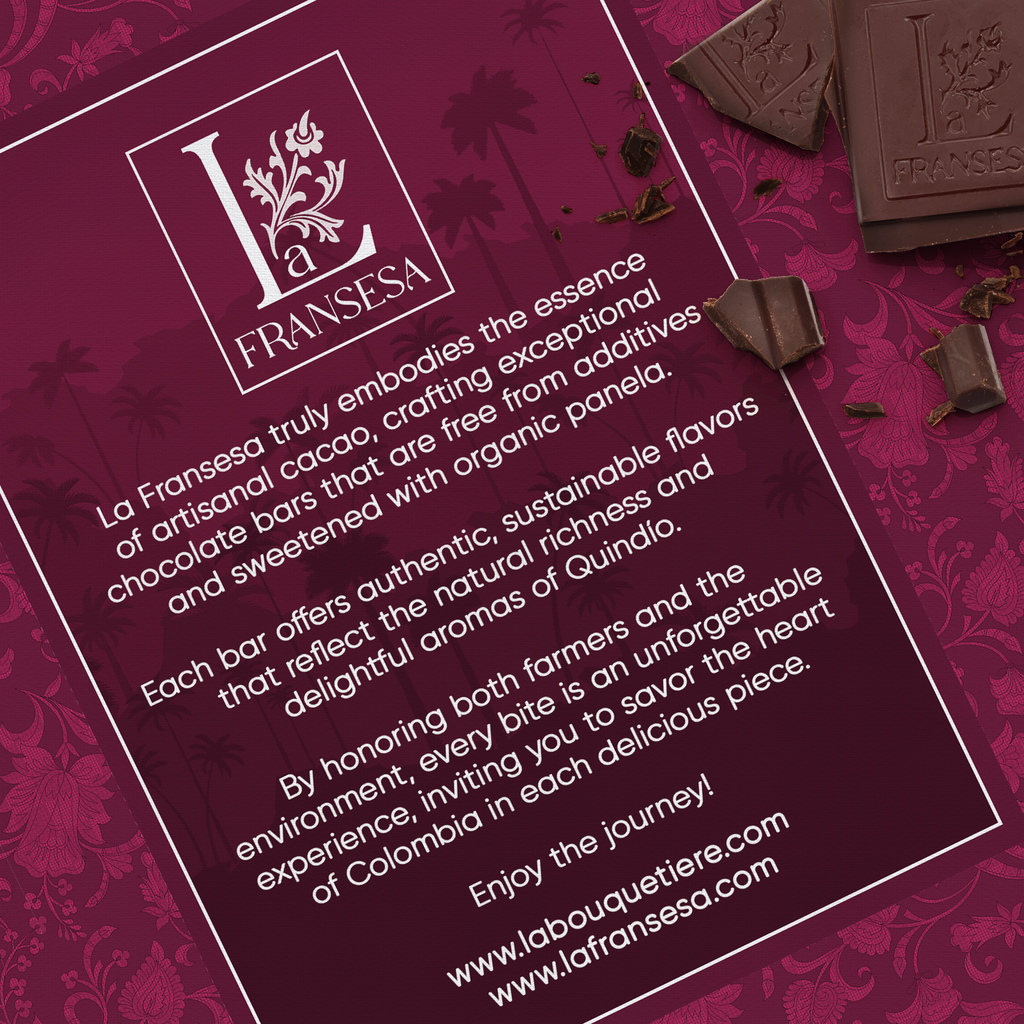 Passion Fruit - Bean to bar. Craft Chocolate. 70% cocoa