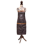 Apron with Metal Eyelets & Hooks — 100% Non-Oxidizing