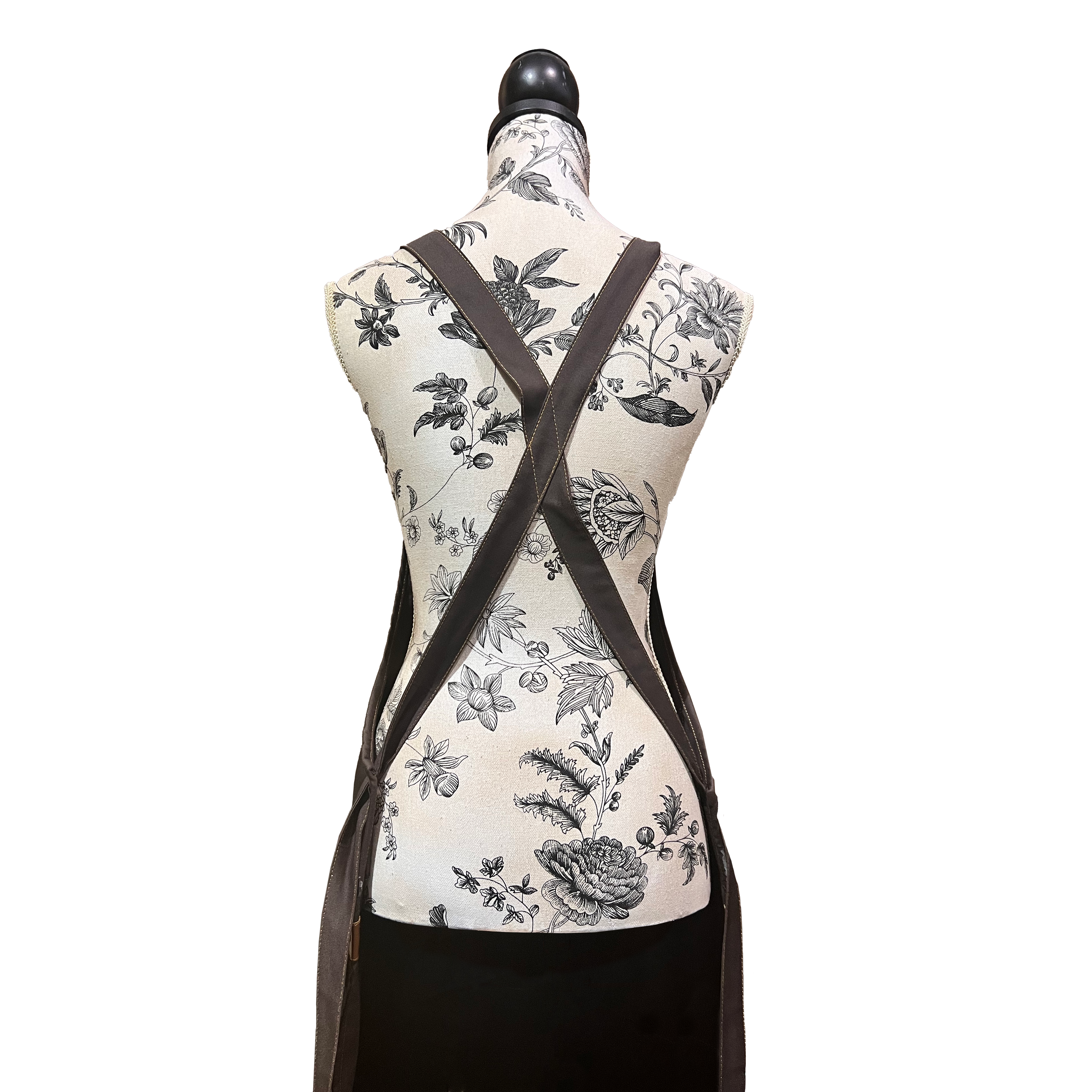 Apron with Metal Eyelets & Hooks — 100% Non-Oxidizing