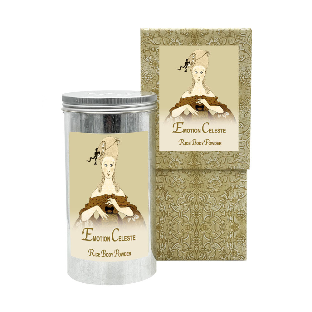 Rice Body Powder in an Aluminum Canister