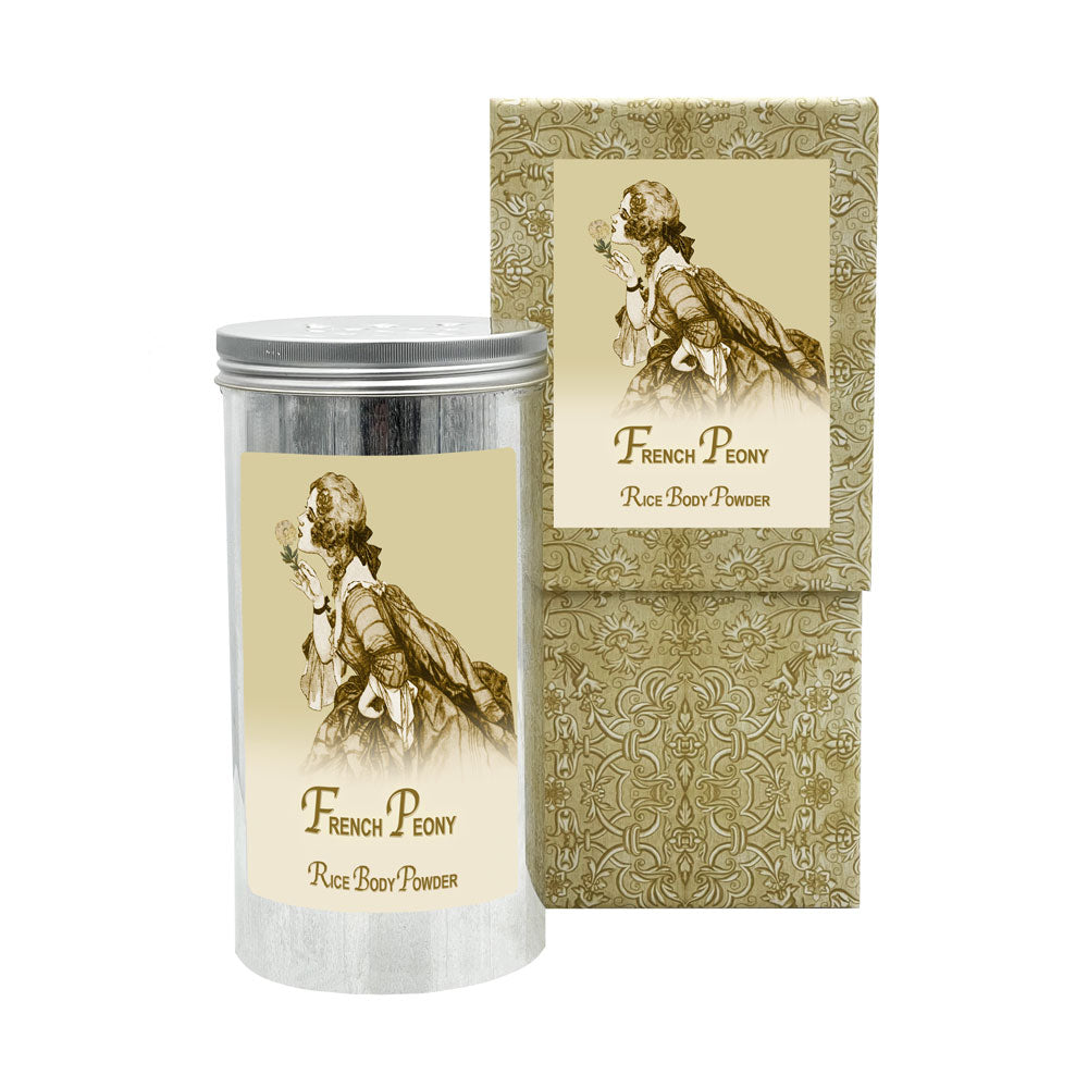 Rice Body Powder in an Aluminum Canister