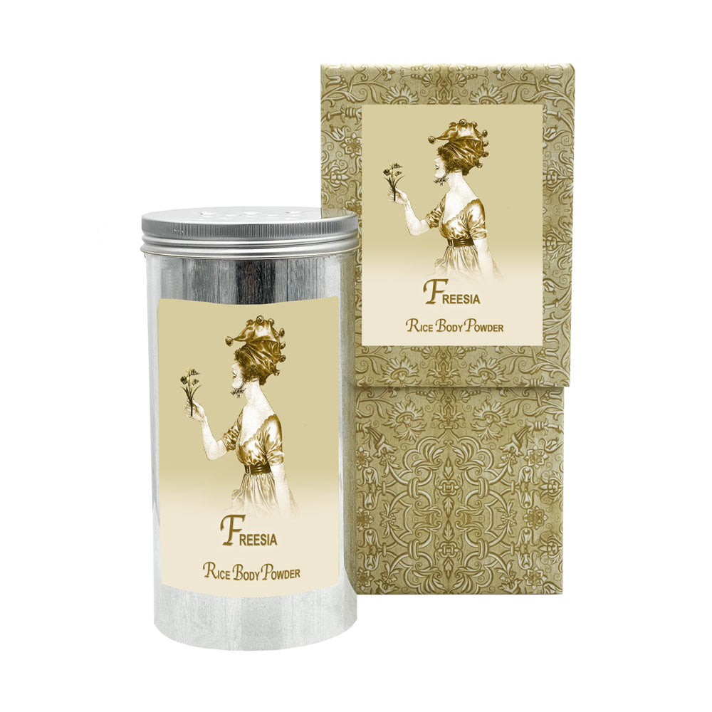 Rice Body Powder in an Aluminum Canister