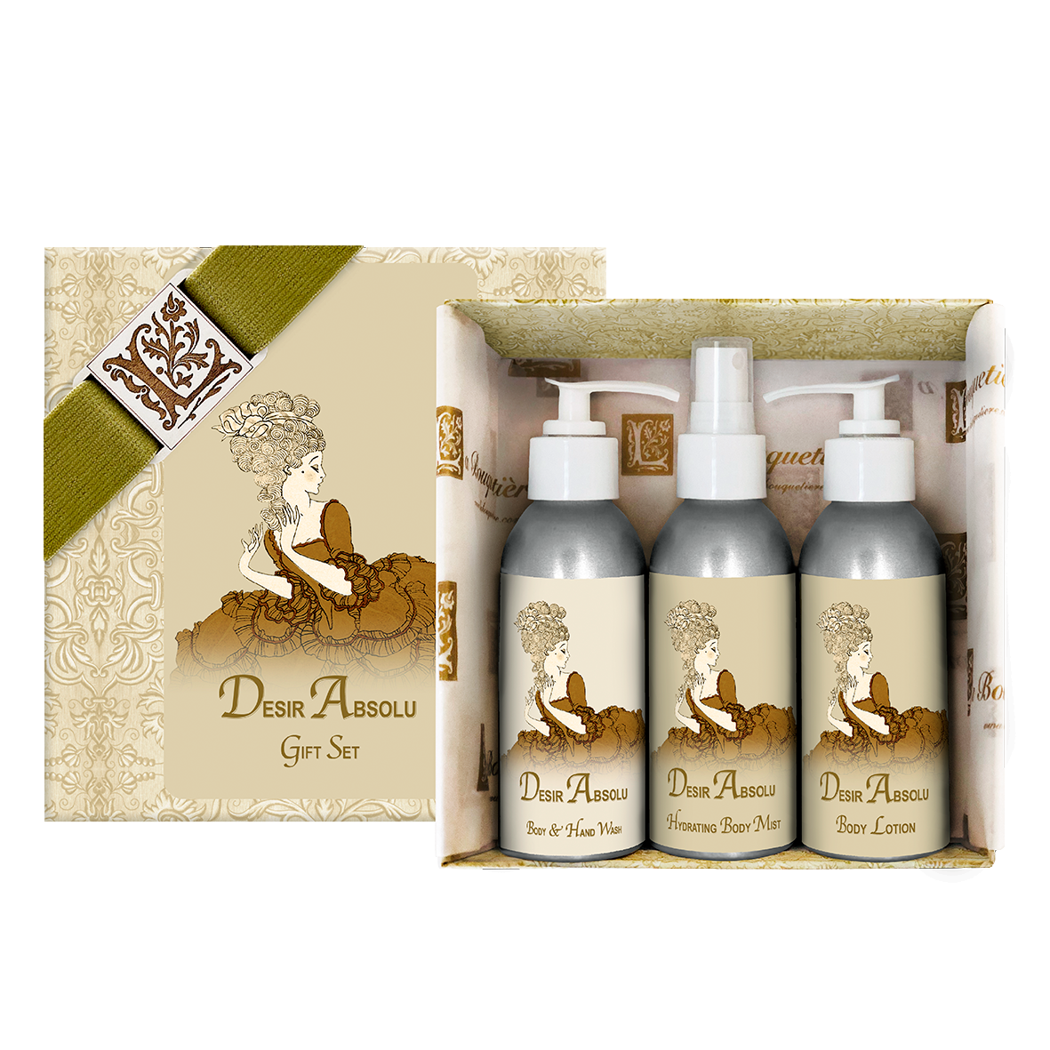 Gift Set 4oz. ea. (Wash, Mist, Lotion)
