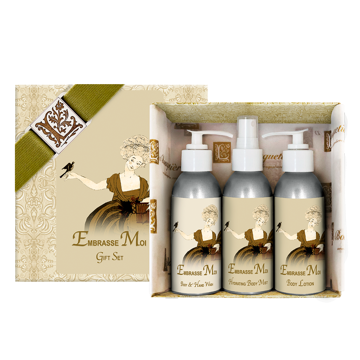 Gift Set 4oz. ea. (Wash, Mist, Lotion)