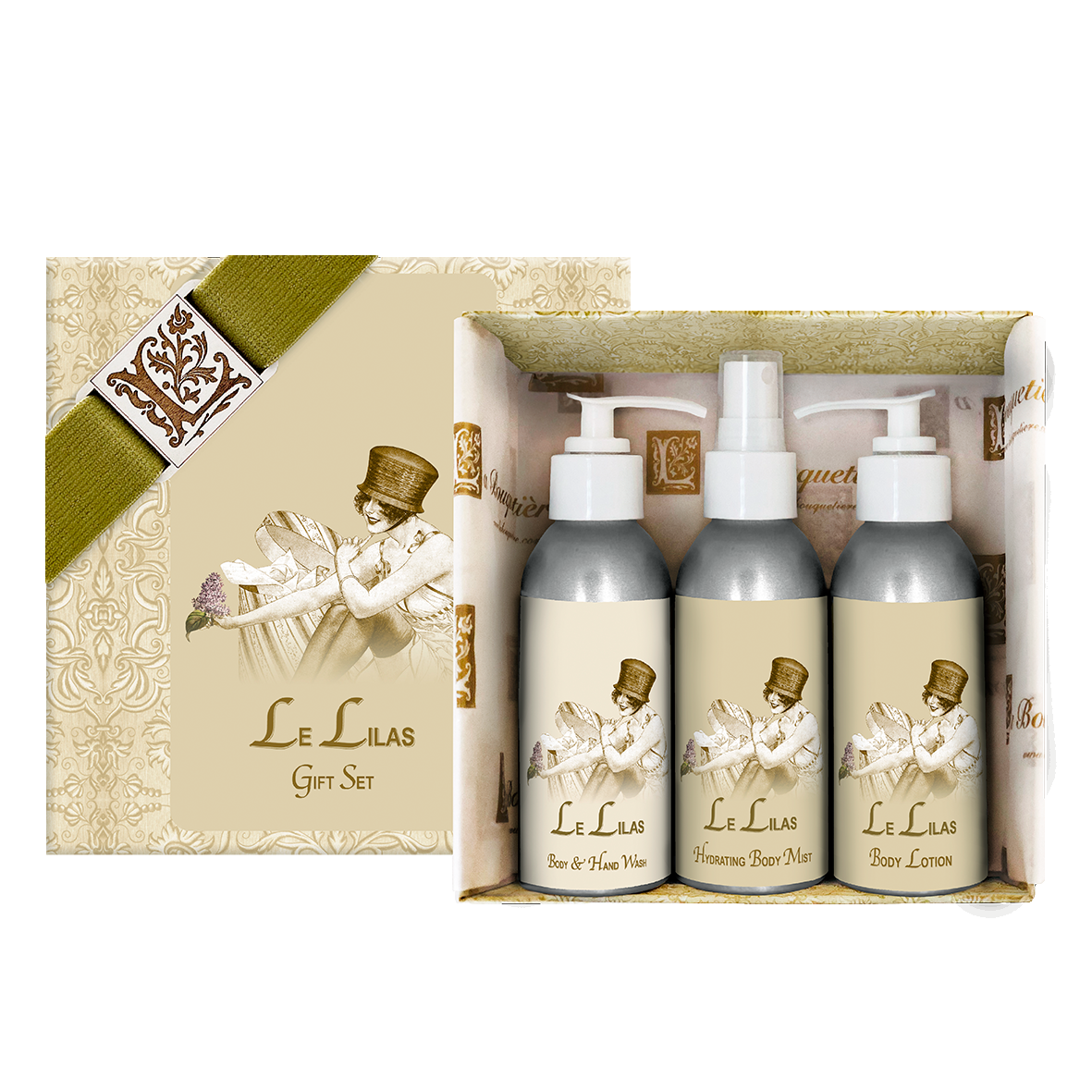 Gift Set 4oz. ea. (Wash, Mist, Lotion)