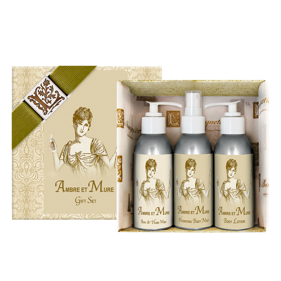 Gift Set 4oz. ea. (Wash, Mist, Lotion)