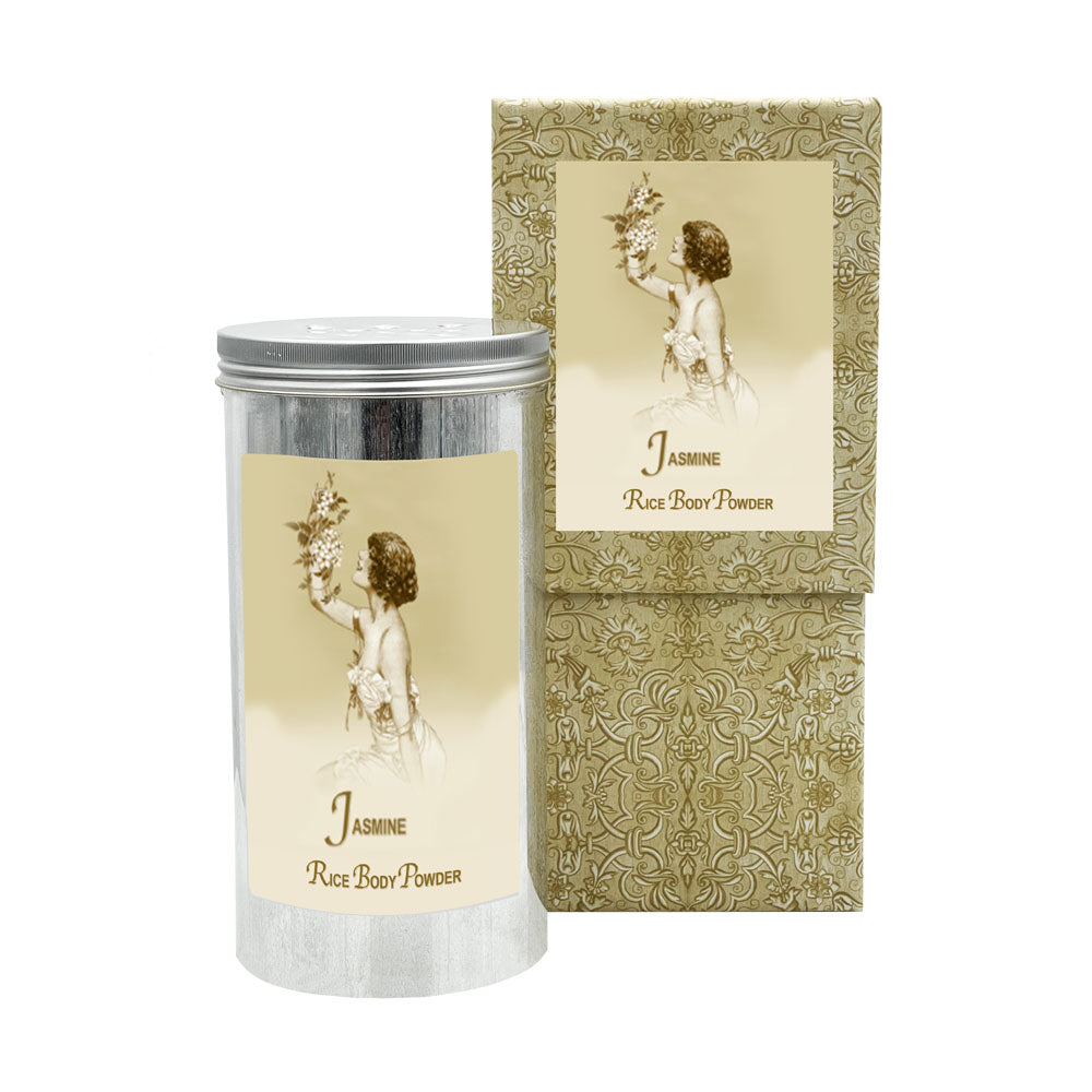 Rice Body Powder in an Aluminum Canister