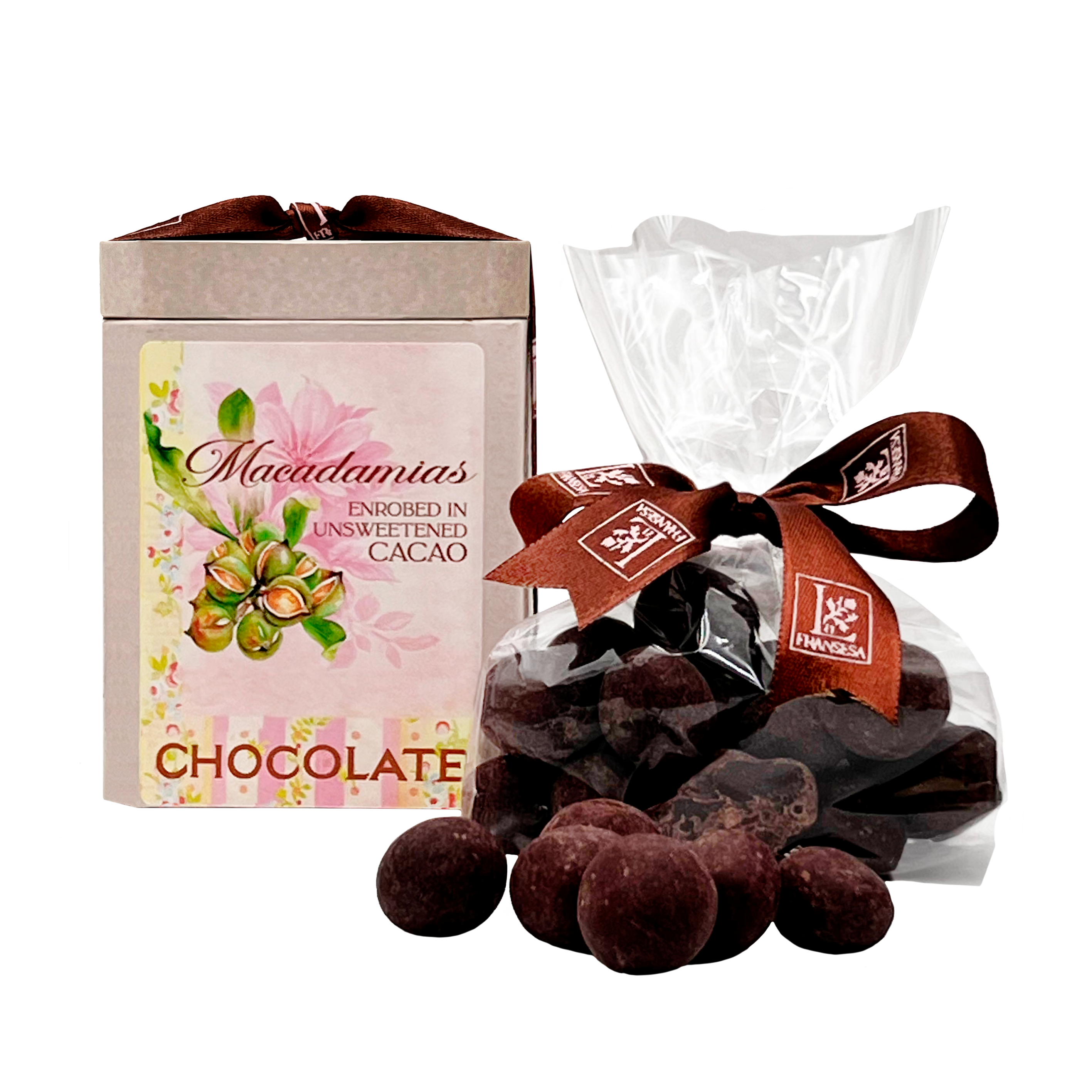 LA FRANSESA Bean-to-Bar Chocolate — Quindío, Colombia. Macadamias - Enrobed in 77% Cacao