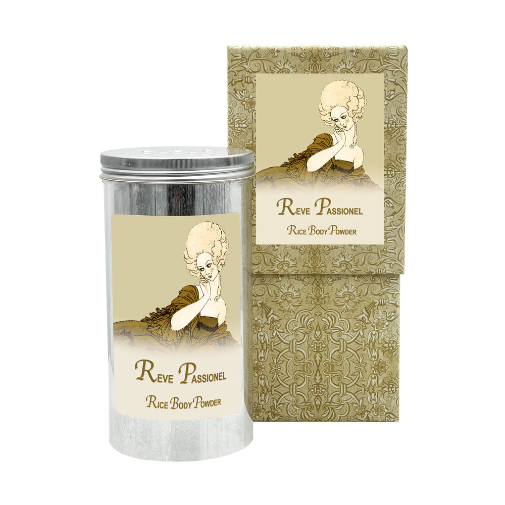 Rice Body Powder in an Aluminum Canister