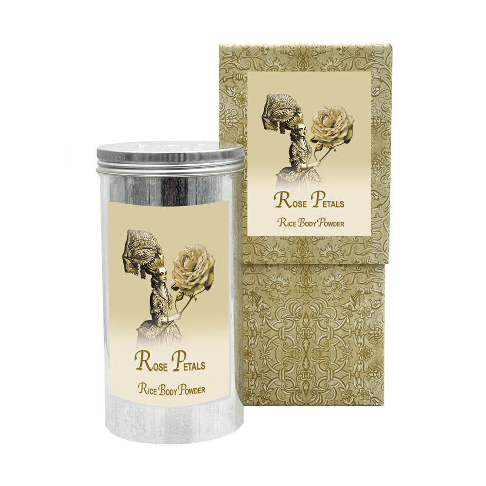 Rice Body Powder in an Aluminum Canister