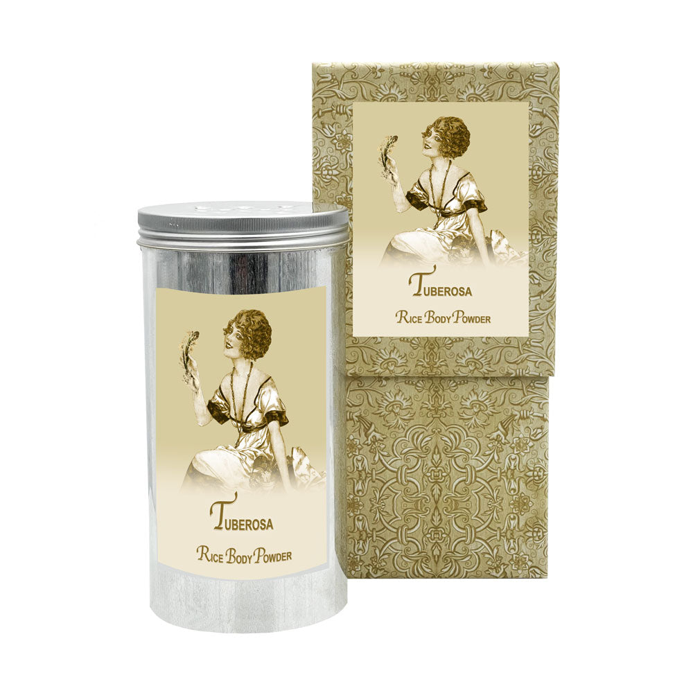 Rice Body Powder in an Aluminum Canister